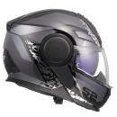 LS2 Klapphelm Scope II Motorrad Helm Oxyd Schwarz Titanium Gloss FF902 Tourenhelm Urban