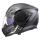 LS2 Klapphelm Scope II Motorrad Helm Oxyd Schwarz Titanium Gloss FF902 Tourenhelm Urban