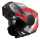 LS2 Klapphelm Scope II Motorrad Helm Oxyd Grau Rot Gloss FF902 Tourenhelm Urban