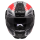 LS2 Klapphelm Scope II Motorrad Helm Oxyd Grau Rot Gloss FF902 Tourenhelm Urban