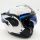 LS2 Klapphelm Advant II Triple Blau Weiß Rot FF910 Motorrad Helm Integralhelm XL (61-62cm)