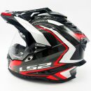 LS2 MX701 Carbon Helm Explorer C Frontier II Rot Gloss...