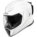 Icon Airflite Gloss Weiß Integralhelm Motorrad Helm Stuntriding Caferacer