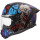 LS2 Motorradhelm Rapid III Zombie Schwarz Rot FF820 Integralhelm Race