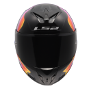 LS2 Motorradhelm Rapid III Flow Schwarz Multi FF820 Integralhelm Race