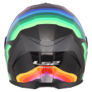 LS2 Motorradhelm Rapid III Flow Schwarz Multi FF820 Integralhelm Race
