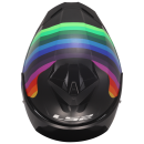 LS2 Motorradhelm Rapid III Flow Schwarz Multi FF820 Integralhelm Race