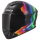 LS2 Motorradhelm Rapid III Flow Schwarz Multi FF820 Integralhelm Race