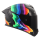 LS2 Motorradhelm Rapid III Flow Schwarz Multi FF820 Integralhelm Race