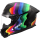 LS2 Motorradhelm Rapid III Flow Schwarz Multi FF820 Integralhelm Race