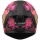 LS2 Motorradhelm Rapid III Poppies Schwarz Pink klares Visier FF820 Integralhelm Race