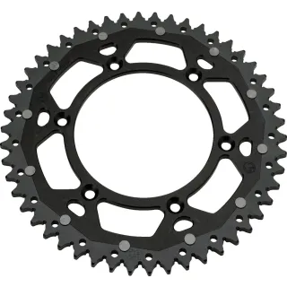 Dual Stahl Alu Kettenrad Moose Schwarz 50 Zähne KTM SX SXF EXC