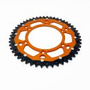 Kettenrad für KTM Dual Stahl Alu Orange SX SXF EXC...
