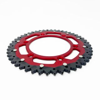 Kettenrad für Honda Dual Stahl Alu Rot CR CRF 125 250 450 ZF Sprockets
