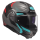 LS2 Klapphelm Advant II Triple Grau Blau Rot FF910 Motorrad Helm Integralhelm M (57-58cm)