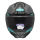 LS2 Klapphelm Advant II Triple Grau Blau Rot FF910 Motorrad Helm Integralhelm M (57-58cm)
