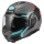 LS2 Klapphelm Advant II Triple Grau Blau Rot FF910 Motorrad Helm Integralhelm M (57-58cm)