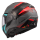 LS2 Klapphelm Advant II Triple Grau Blau Rot FF910 Motorrad Helm Integralhelm M (57-58cm)