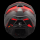 LS2 Klapphelm Advant II Triple Grau Blau Rot FF910 Motorrad Helm Integralhelm M (57-58cm)
