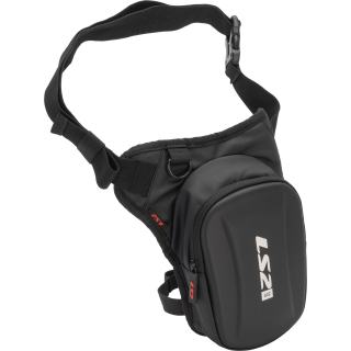LS2 Motorrad Beintasche Shield 2,5 Liter Leg Bag Schwarz