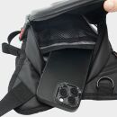 LS2 Motorrad Beintasche Shield 2,5 Liter Leg Bag Schwarz