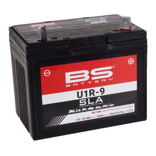 BS Battery Motorradbatterie 12V U1R-9 28AH 300A AGM wartungsfrei werksakt.