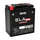 BS Battery Motorradbatterie SLA Max 12V BTX16H 14AH 250A...