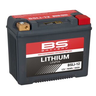 BS Battery Motorradbatterie Lithium-Ionen 12V BSLi-12 8AH 560A LiFePO4