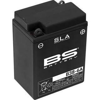 BS Battery Motorradbatterie 6V B38-6A 13AH 105A AGM wartungsfrei werksakt.