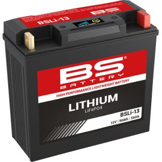BS Battery Motorradbatterie Lithium-Ionen 12V BSLi-13 8AH 560A LiFePO4