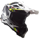 LS2 MX 700 EVO Subverter Stomp Schwarz Weiß MX Helm...