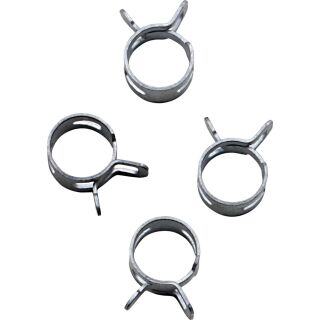 All Balls Nachfüll-Klemmensatz Kraftstoffleitung 12mm Silber 4er-Pack