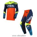 ONeal Element KINDER Shocker V.25 Blau Orange MX...