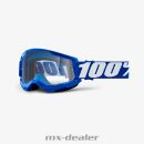 100 % Crossbrille Strata2 Blau Blue Motocross Enduro...