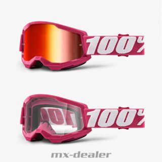 HP7 MX Brille weiß Klarglas Motocross Enduro HP 7 Crossbrille MTB BMX Quad 