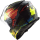 LS2 FF 800 Storm Drop Schwarz Gelb Rot Motorrad Helm Integralhelm Racing